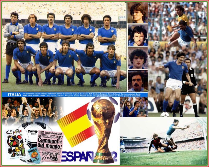 Italy - 1982 World Cup Champions, 8x10 Color Photo