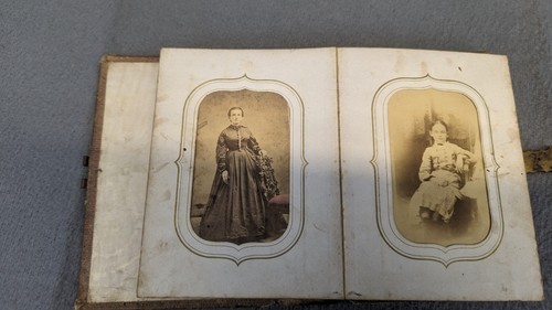Vintage Late 1800s Early 1900s Photo Postcard Scrapbook Journal Album - Picture 6 of 12