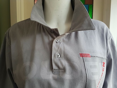 HOLDEN HSV Polo Shirt Sz L - Grey Embroidered Logo X 3 - Official Merch- 2005 - Picture 5 of 11