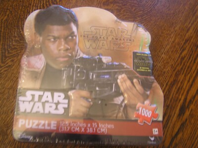 Cardinal Disney 1000~Pc Jigsaw Puzzle STAR WARS Force Awakens in Metal Tin~NIB!!
