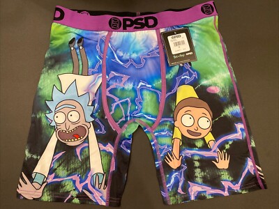 PSD MEN'S BOXER BRIEF / FIT MID / Time Travel  / MEN'S SIZE Medium