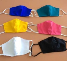 Face Mask Protect Mouth and Nose USA Made Reusable Cotton Blend two Layer Unisex