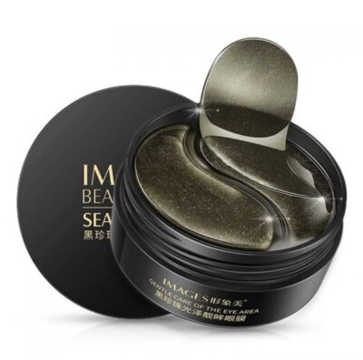 Under Eye Patches, Eye Mask Black Pearl, Puffy Eyes Dark Circles Brighten Tre...