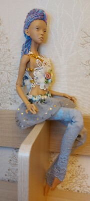 Perücke für BJD (Popovy Sisters Puppen, Chibilana, Momonita) Multi/Mohawk/Zopf