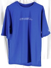 O'Neill Men's Basic Skins UPF 50 Short Sleeve Sun Shirt Blue Size XL