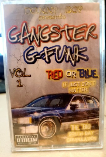 Gangster G Funk Vol 1 Cassette Norte Rap San Jose Super Rare O.O.P. dannyboy 408 - 第 1/4 張圖片
