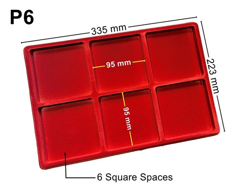 Red Tray Protection Display Coin Coins Medals Medal Transparent Cover Many Types - Picture 7 of 50