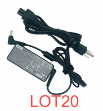 Lot of 20 Genuine Lenovo 45W 4.0x1.7mm Small Black Tip AC Power Adapter Charger
