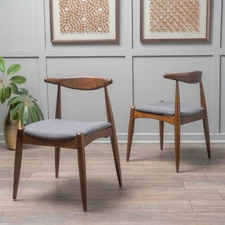 Sandra Mid Century Modern Dining Chairs (Set of 2)
