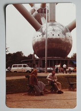 Brussels Atomium 1981 Vintage Photo Photograph Snapshot