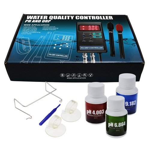 pH & ORP Redox Controller Water Quality Meter Tester Aquarium Hydroponics Tank - Picture 12 of 12
