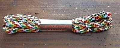 Lacet Vintage Multicolore - Longueur 1,30 Mètre - Neuf - Déco Ou Customisation