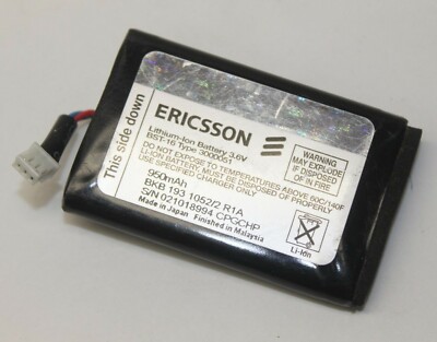 Ericsson BST-16 Replacement Li-Ion Battery 3.6V 950mAh for T60 T60lx T61 T62