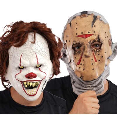 Halloween Latex Masken Grusel Clown Maske Hockey Maske Halloween Kostüm Verkleidung