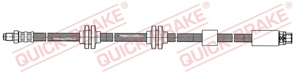 Quick Brake 35.917 Brake Hose For Bmw-image
