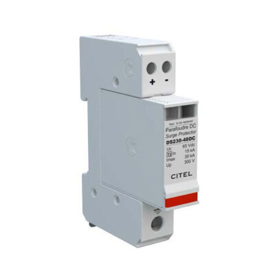 Citel New DS230S-48DC DC Power Surge Protector with Remote Signal Option, 48VDC