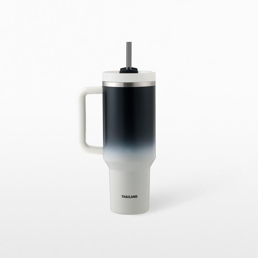 Starbucks Stainless Steel Thailand Gradient Black White