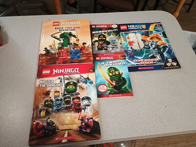 Lego Ninjago Kindergarten 1st 2nd 3rd grade 8 Picture Book Of 4 Lot