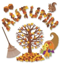 Jolee's Boutique AUTUMN Dimensional Stickers - 7 pcs