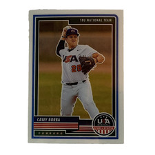 2023 Panini Stars & Stripes Baseball Casey Borba #3 USA 18U National Team