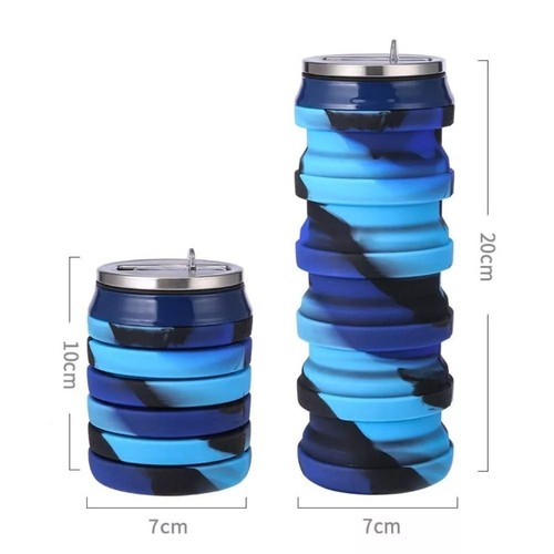 Creative Collapsible Water Bottle Wear-resistant Sport Bottle - Picture 14 of 17