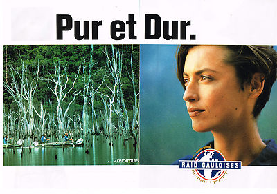 ADVERTISING ADVERTISING 074 1992 AFRICATOURS RAID GAULOISES PURE & HARD (2pa)