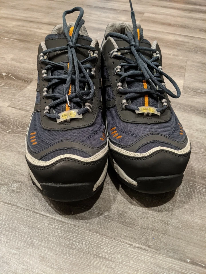 Zapatos deportivos Nautilus de cuero de nailon azul M con puntera de acero para hombre Foto 4 de 4