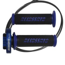 Comando gas rapido Accossato blu manopole GR006 blu Suzuki GSXR1000 2017-2019