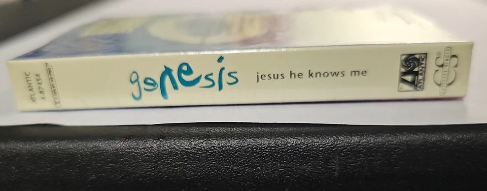 Genesis - Jesus He Knows Me Cassette Single SEALED  - Image 4 of 4