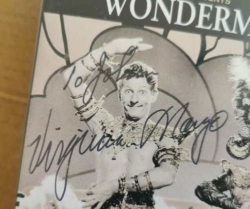 Virginia Mayo SIGNED Wonderman VHS - Picture 2 of 2