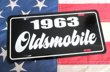 1963 Oldsmobile License Plate Tag 63 Olds Starfire F-85 Jetfire Dynamic 88 98