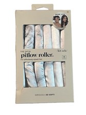 Kitsch Satin Pillow Rollers for Hair. Set Of 6 Satin Rollers. New Sealed In Box 