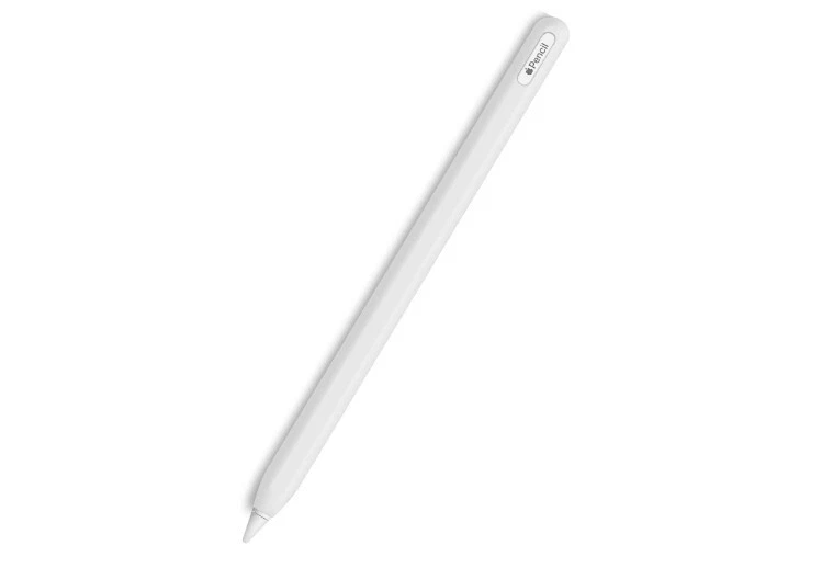Funda delgada de silicona suave 2 piezas para Apple Pencil 2da generación blanca/gris Foto 2 de 2
