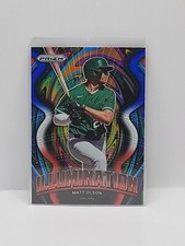 Matt Olson 2022 Panini Red White Blue Prizm Illumination No.IL-12 Athletics