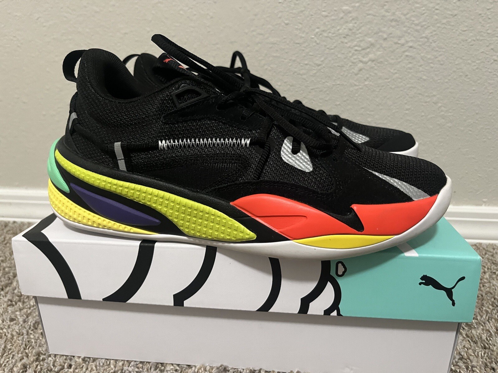 Size 10.5 - PUMA RS-Dreamer x J. Cole Black Multi 2020 image 7
