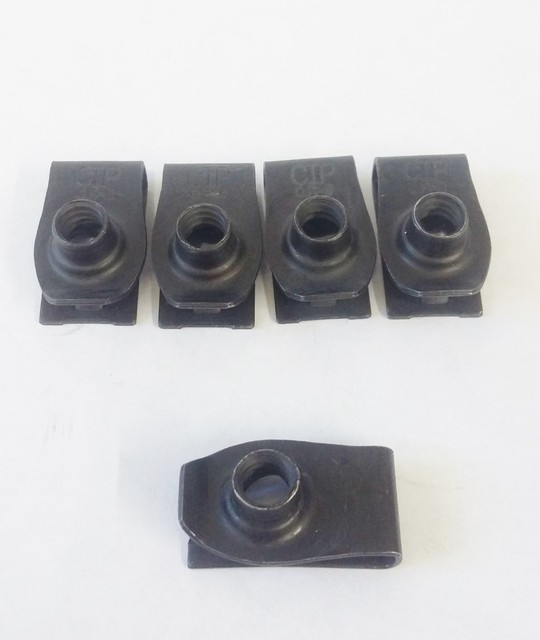 4680 GM 5pk 1/420 Fender UNuts Spring Clips Speed Nuts Hood Body