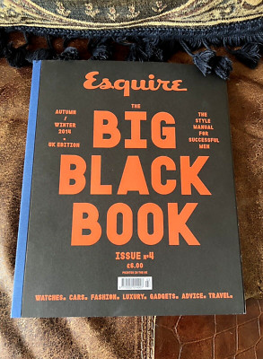 ESQUIRE The BIG schwarzes Buch AW2014 Ausgabe Nr. 4 Uhren Mode Lifestyle etc *BRANDNEU*