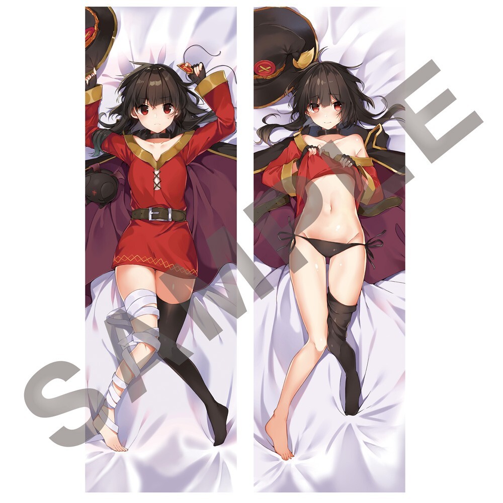 Funda de Almohada KADOKAWA Konosuba Megumin Dakimakura 10 Aniversario Tricot 2 Vías