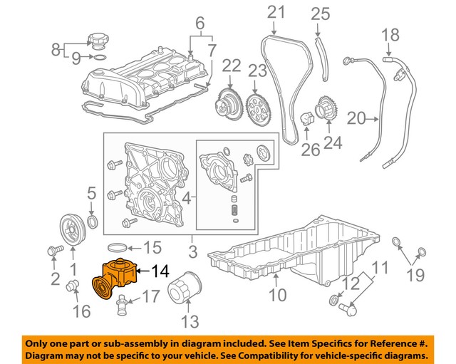 GM OEM EngineOil Filter Adapter 12580302 eBay