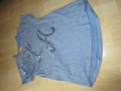 Nucleo Shirt Gr. 128 mit Pailletten, edler Glanz, schönes blau, super schön!