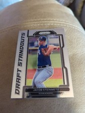 2021 Panini Prizm Draft Picks Draft Standouts Jacob Steinmetz Rookie #DS-JS
