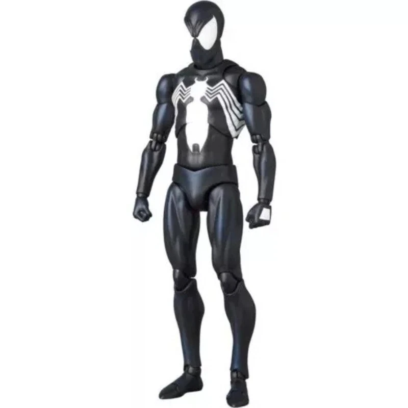 ¡En Stock! Disfraz MAFEX Nº147 Spider-Man Negro Versión CÓMIC Figura de acción CT Ver. Foto 3 de 4