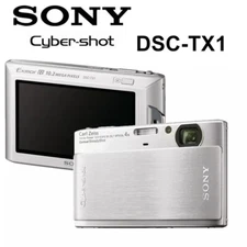 Sony Cyber ​​Shot DSC-TX1 10.2MP 4x Optical Zoom Digital Camera - Silver
