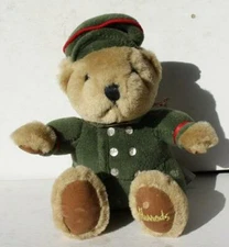 Harrods Knightsbridge Merrythought Teddy Bear Plush Bean Filled Doorman Outfit -