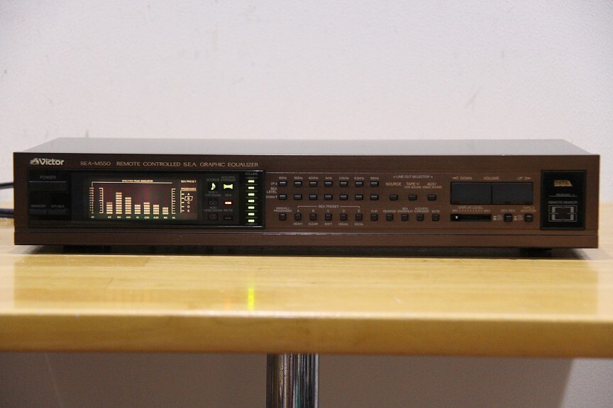 Victor SEA-M550 7-band Glyco SEA Graphic Equalizer operation