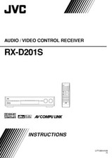 JVC RX-D201S Receiver Owners Instruction Manual Reprint