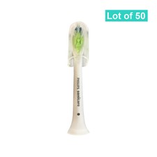 Lot of 50  Genuine Philips Sonicare DiamondClean Standard Head White  w/o Box