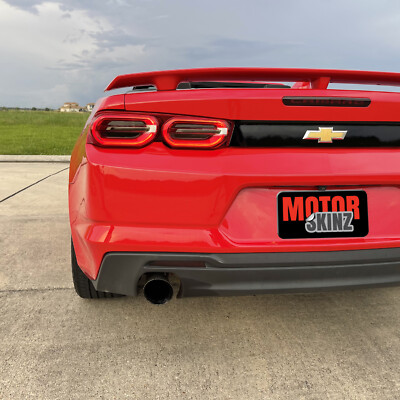 19-22 Camaro Rear Smoked Tnted Precut Vnyl Tallght Covers Overlays