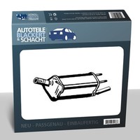 Auspuff Endtopf für Opel Corsa Combo 1.6I 01-