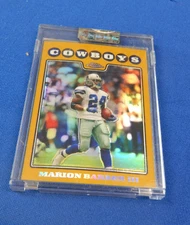 2008 Topps Chrome - Marion Barber III #TC42 Gold Refractor 66 /199